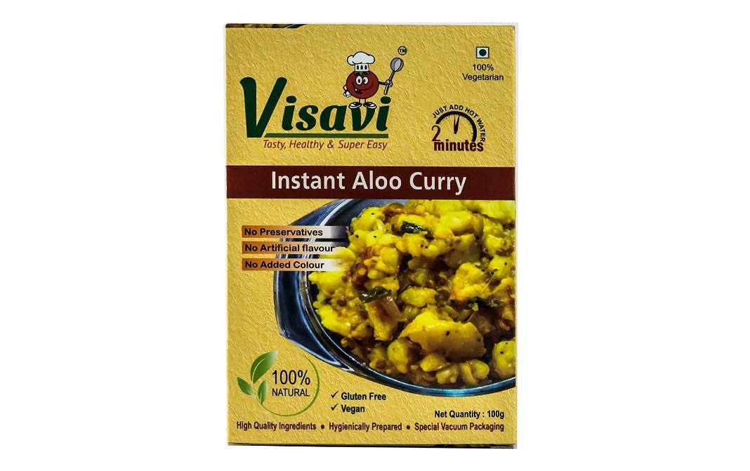 Visavi Instant Aloo Curry    Box  100 grams